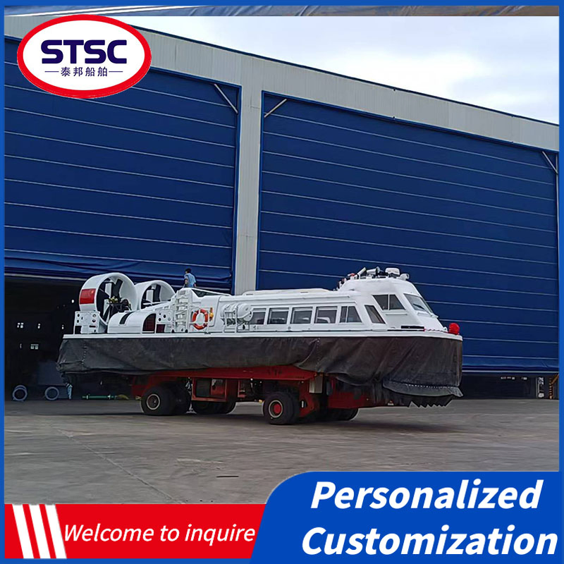 Inflatable Hovercraft Boat All Terrain Air Cushion Vessel Durable Aluminum Construction Versatile Applications Safe and Reliable for Harsh Conditions Craft