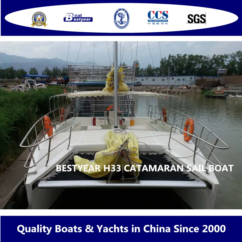 Fiberglass Catamaran Sail Boat H33 Layout