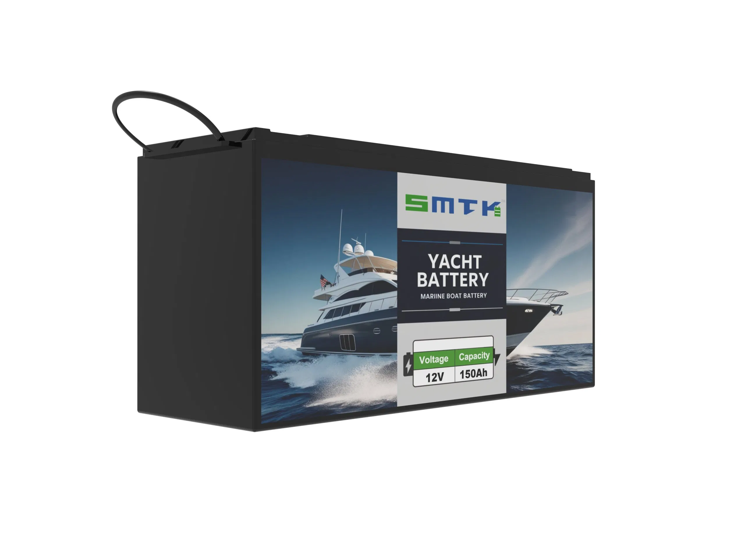 Lithium Ion Battery for 12V 24V 48V100ah 150ah 200ah 300ah Trolling Motor Marine Boat Yachat Storage Battery with Bluetooth APP Battery Status Mornitoring