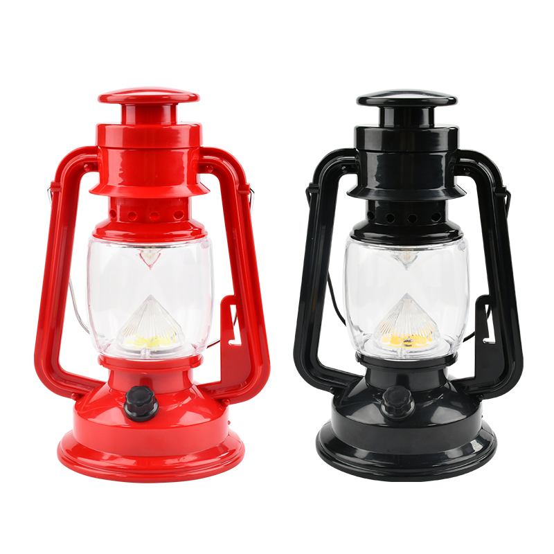 Brigthenlux Wrought Iron Retro Lamp Portable LED Camping Lamp Outdoor Camping Tent Lamp Household Emergency Lighting
