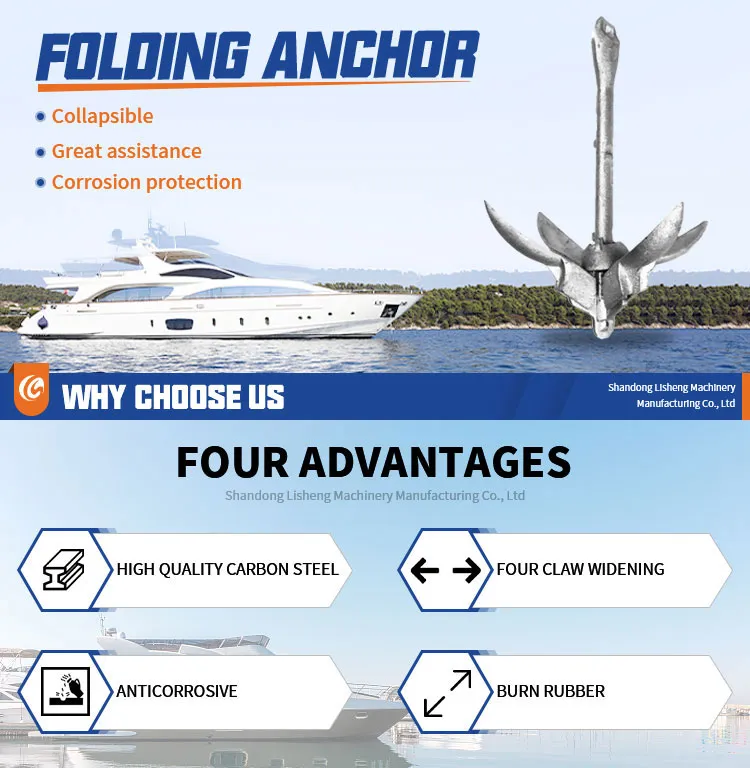Stainless Steel Folding Anchor