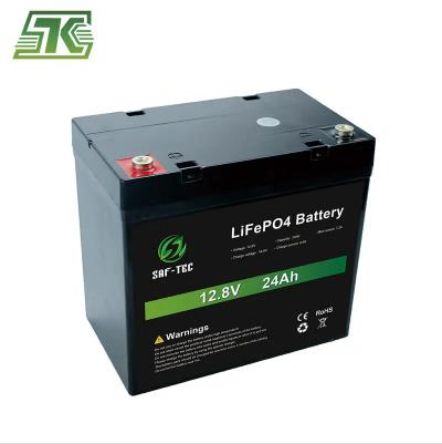 Saftec 48V 12V LiFePO4 Battery Pack Lithium Battery 24ah 25ah with BMS for Solar Energy System RV PV System Boat Marine Caravan