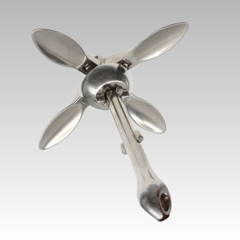 Boat Accessory Precision Stainless Folding Boat Anchor