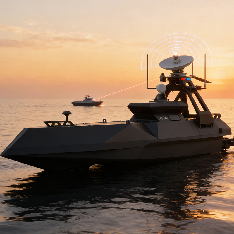 Stable Long-Distance Survey Equipment for Harsh Marine Conditions Ocean Drone