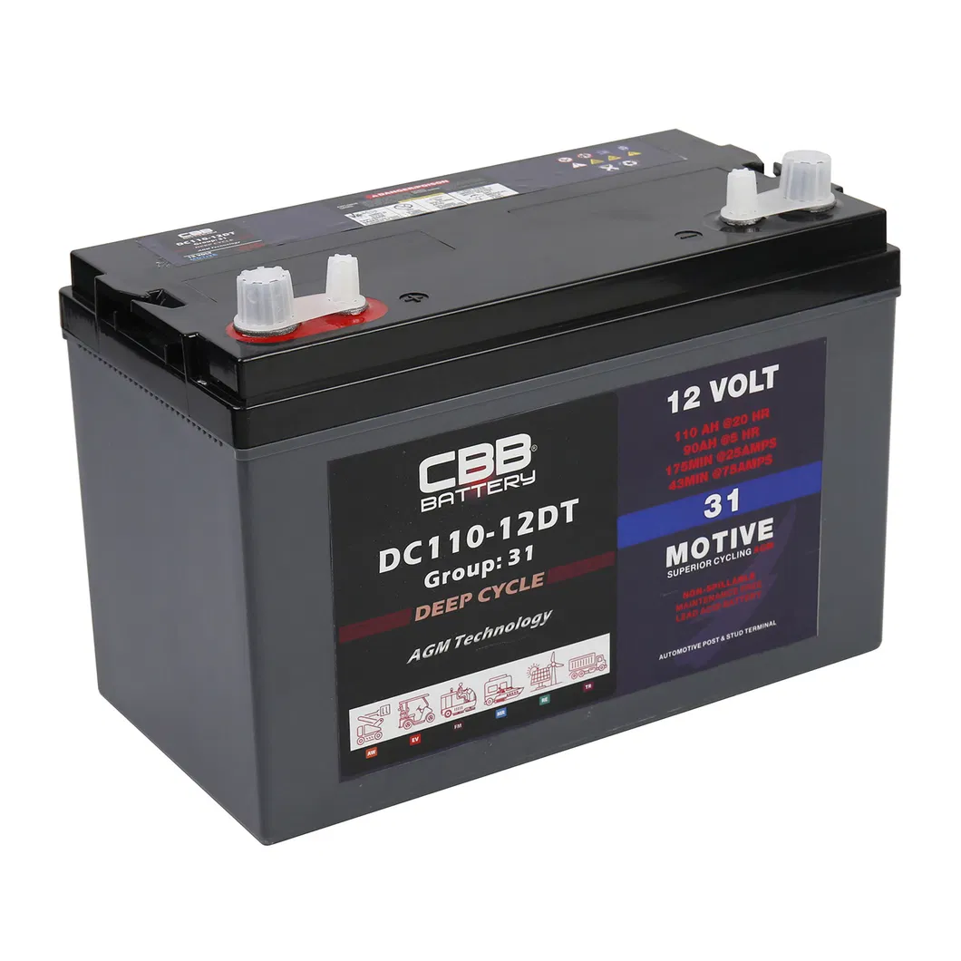 Deep Cycle AGM Battery 12V110ah