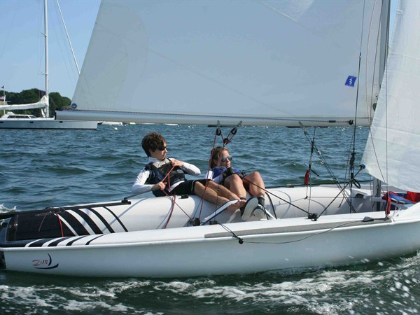 Fiberglass Boat FRP Sailboat Club 420