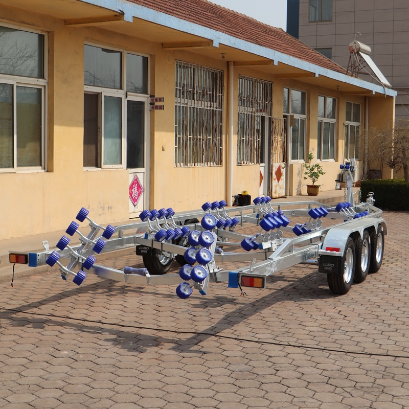 Watercraft Trailer 3500kg 3 Axle Galvanized Boat Trailers