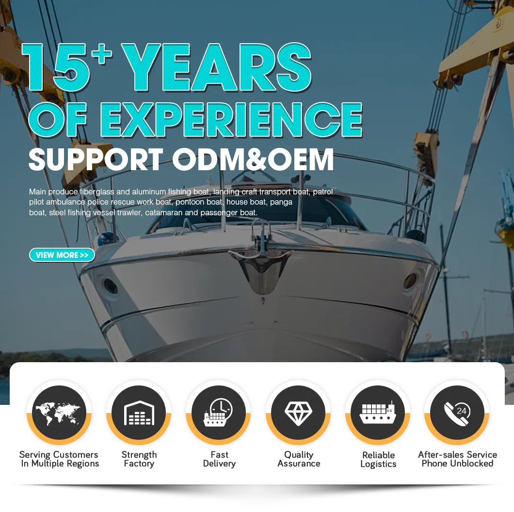 Fiberglass Center Console Sport Fishing Boat