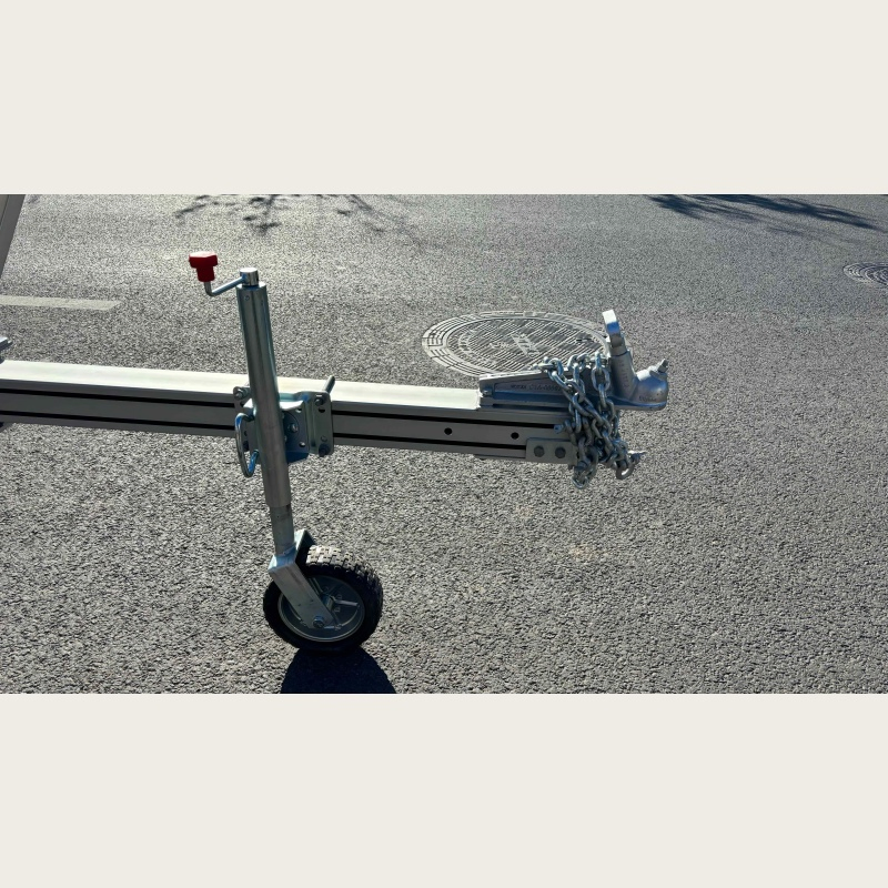 27FT Aluminum Boat Trailer Poly Bunks Model with Tandem Axles