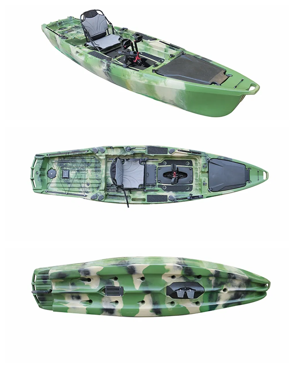 Vicking 13 FT Sit on Top Pedal Fishing Kayak with Fishing Rod Holder