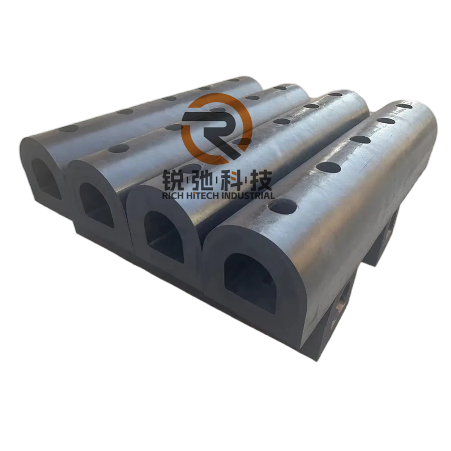 D Shape Marine Rubber Fender Rubber Dock Fender Boat Fender Pneumatic Marine Rubber Fender Bumper Port Fender Harbor Marine Fender Dock