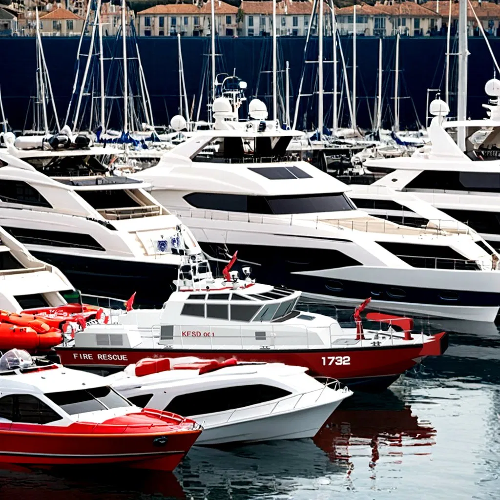 17m High Speed Fiberglass / Aluminium Fire Fighting and Rescue Work Boat for Sale