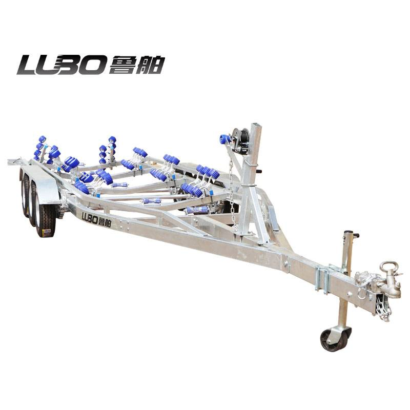 10m FRP980dr Triple Axle Boat Trailer for Rubber Boat Rib Boat Sailboat Trailer Catamaran Trailer Bass Boat Trailer