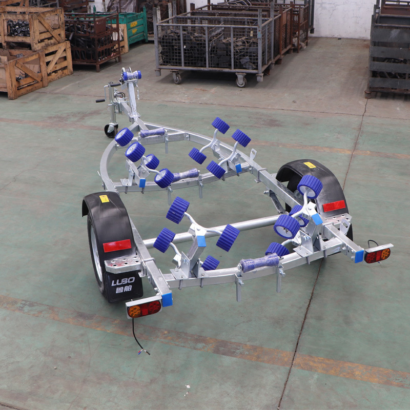 China Trailer Factory Sale Cheap Galvanized Boat Trailer