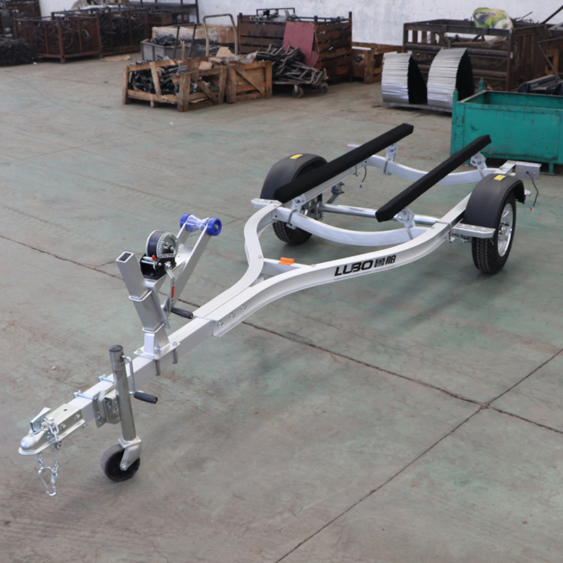 China Lubo Wholesale Small Aluminium Boat Trailer Jet Ski Trailer Aluminum
