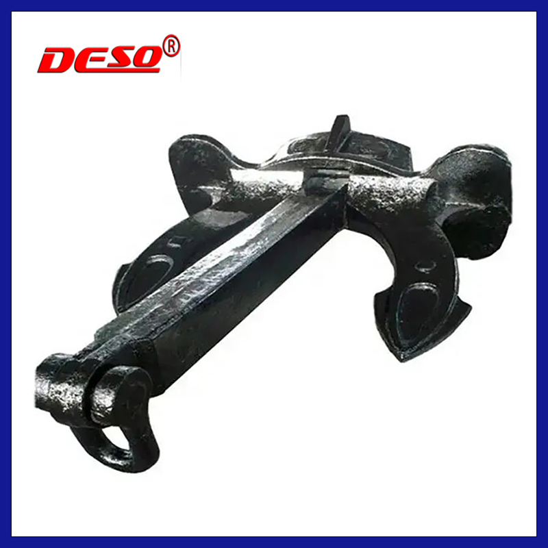 High Quality Heavy Duty Black Painted Ship Vessel Boat Hall Anchor