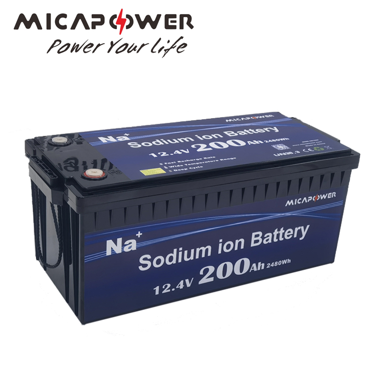 Mica Factory Un38.3 12V 200ah Sib Battery 200ah Sodium Ion Na Ion Battery Boat Power Supply Natrium RV Yacht Solar Energy Storage Battery Pack