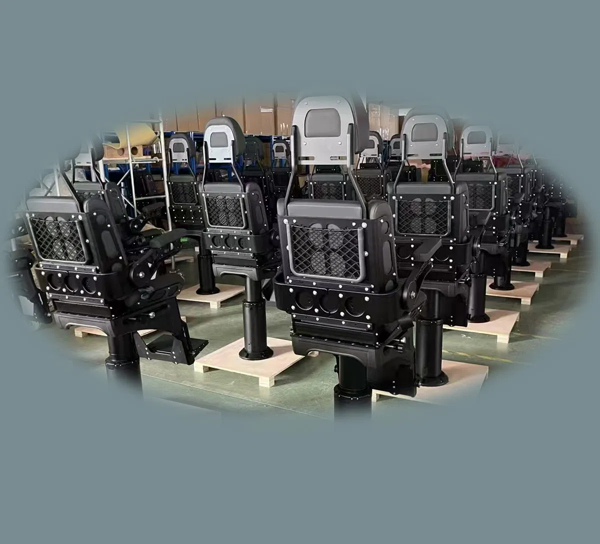 Aqualand Marine Speed Boat Seat Manufacturer/Suspension Shock Mitigation Seat for Sale Sc-3