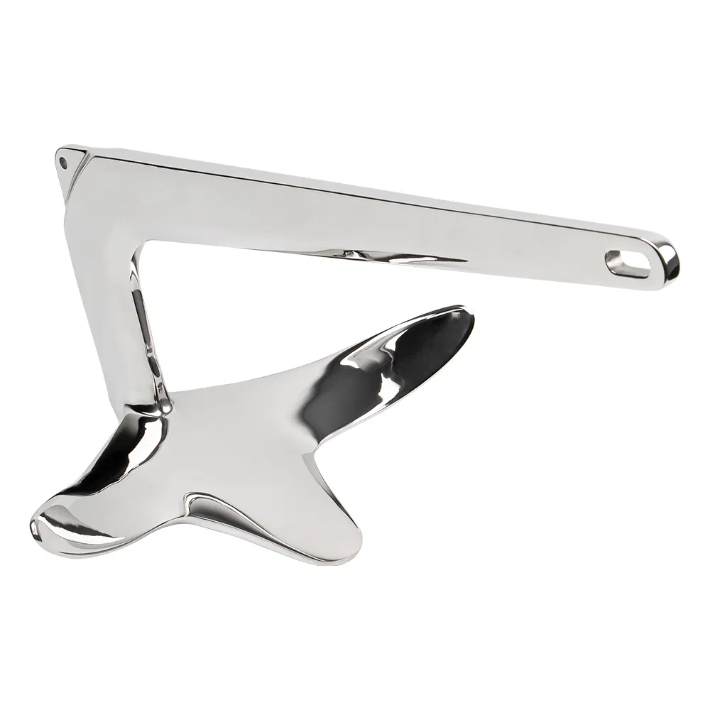 1-80kg Marine Boat Anchor 316 Stainless Steel Mirror Polished Claw Bruce Anchor