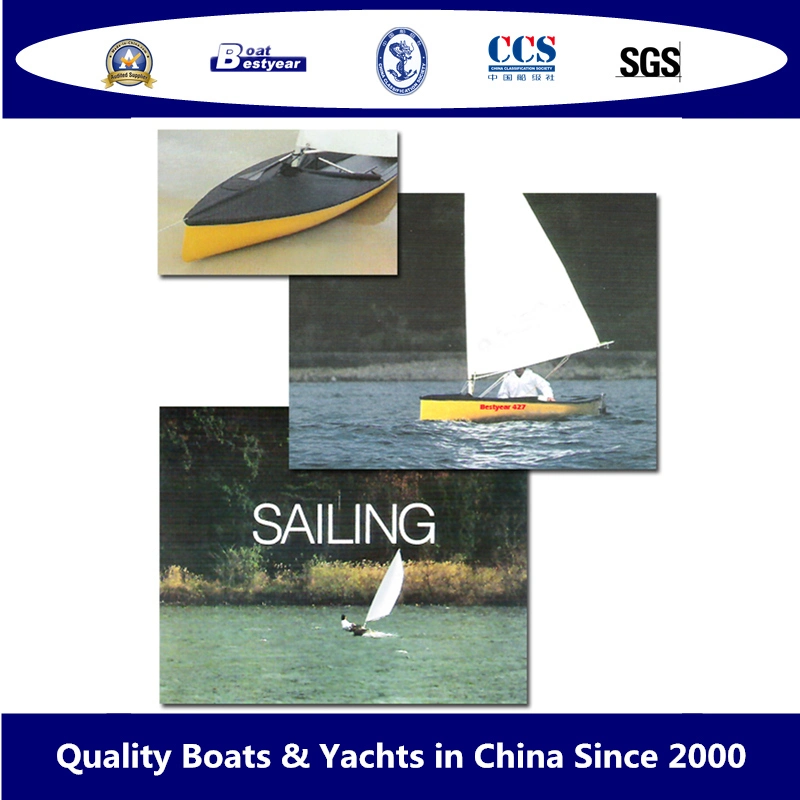 Bestyear 4.27m Fiberglass Sail and Canoe