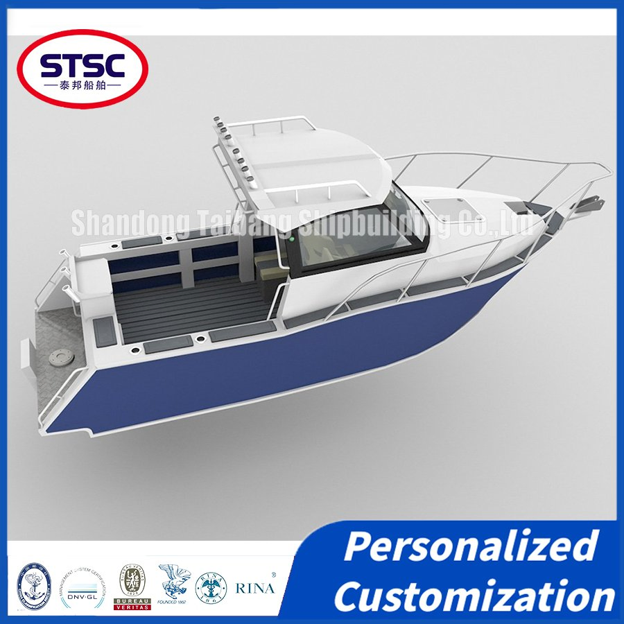 6.25m Aluminum Fishing Boat - Professional Half-Open Design, High-Speed Offshore Luxury Yacht at Factory Price