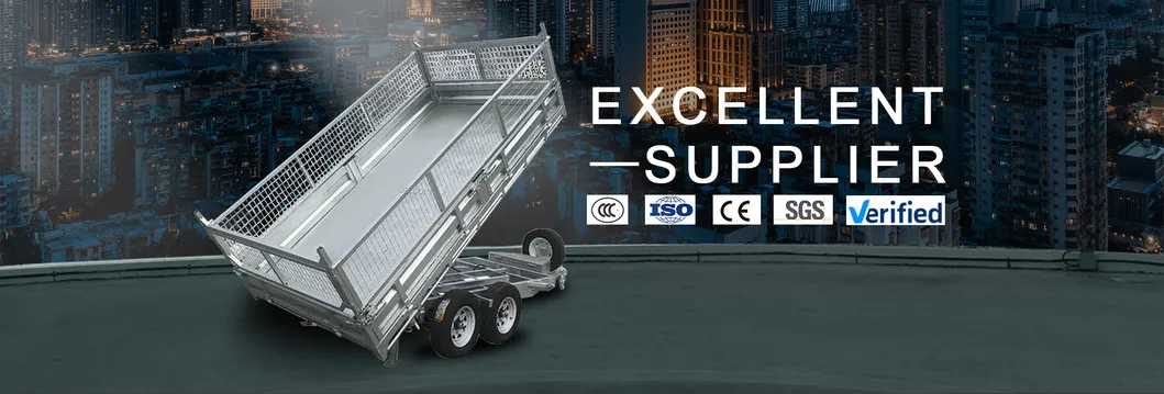 Galvanized 2t Tandem Axles Boat Trailer