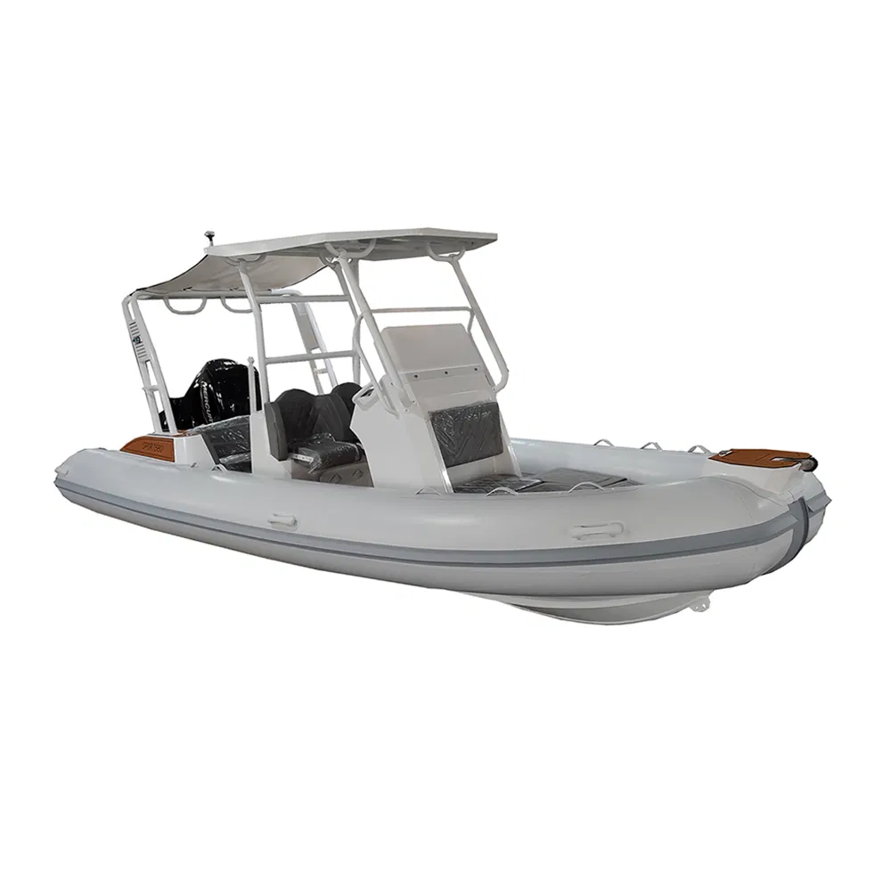 CE Customized Aluminum Rigid Hypalon Orca Inflatable Pontoon Sailing Rib Boat Cheap Price