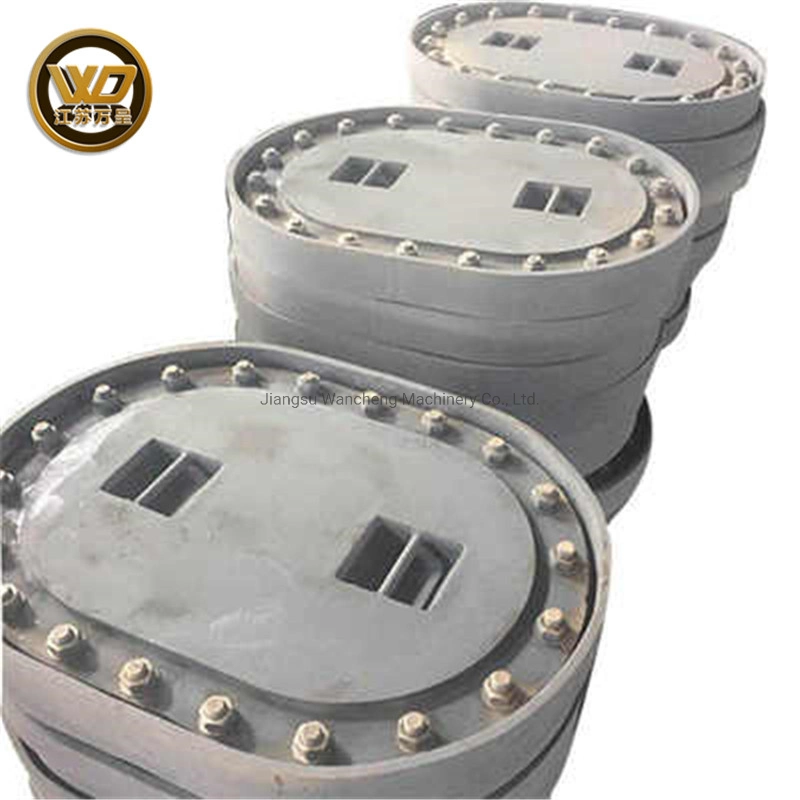 Customized Marine Boat Steel/Aluminum Alloy Watertight Round Manhole Cover for Ship