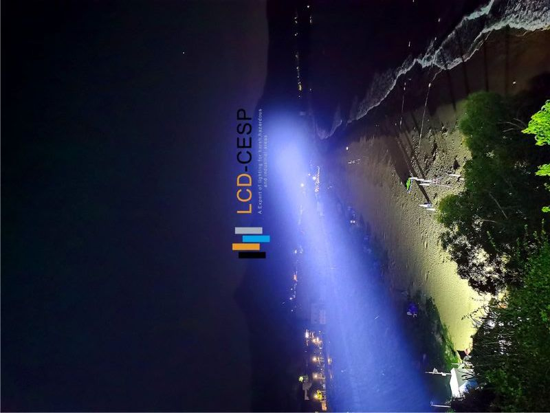 500W High Powered LED Remote Searchlight Dash Joystick Fish Boat Lighting 220V