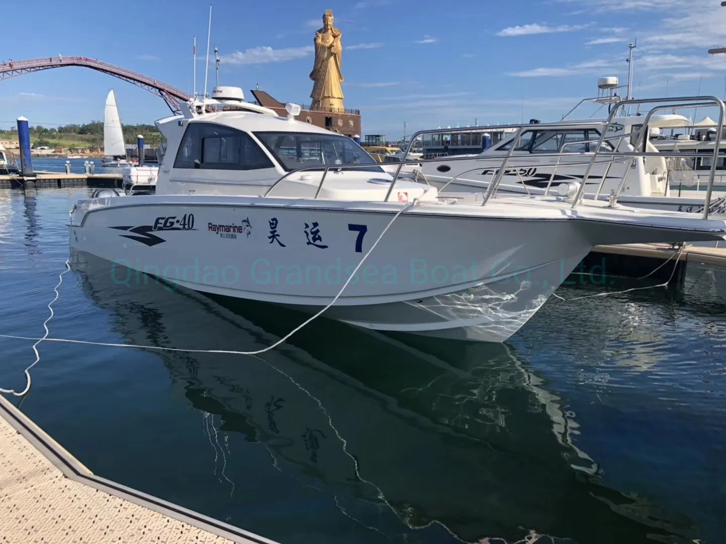 12m 39FT FRP Offshore Sport Motor Speed Pleasure Fishing Boat for Sale Maldives