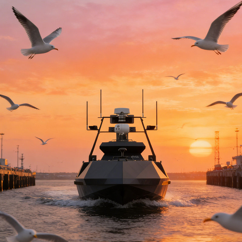 Stable Long-Distance Survey Equipment for Harsh Marine Conditions Ocean Drone