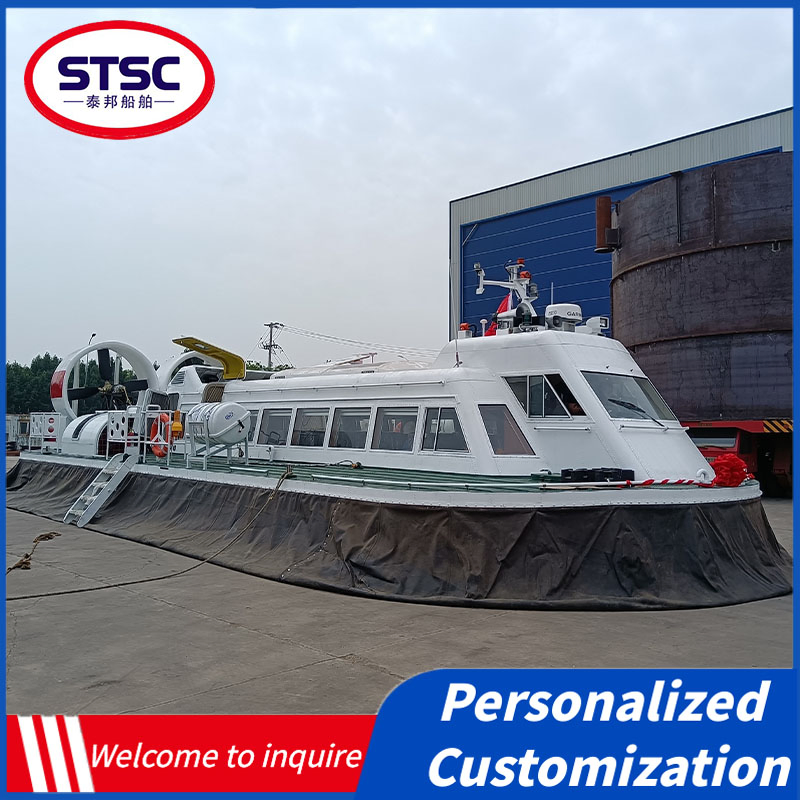 Inflatable Hovercraft Boat All Terrain Air Cushion Vessel Durable Aluminum Construction Versatile Applications Safe and Reliable for Harsh Conditions Craft