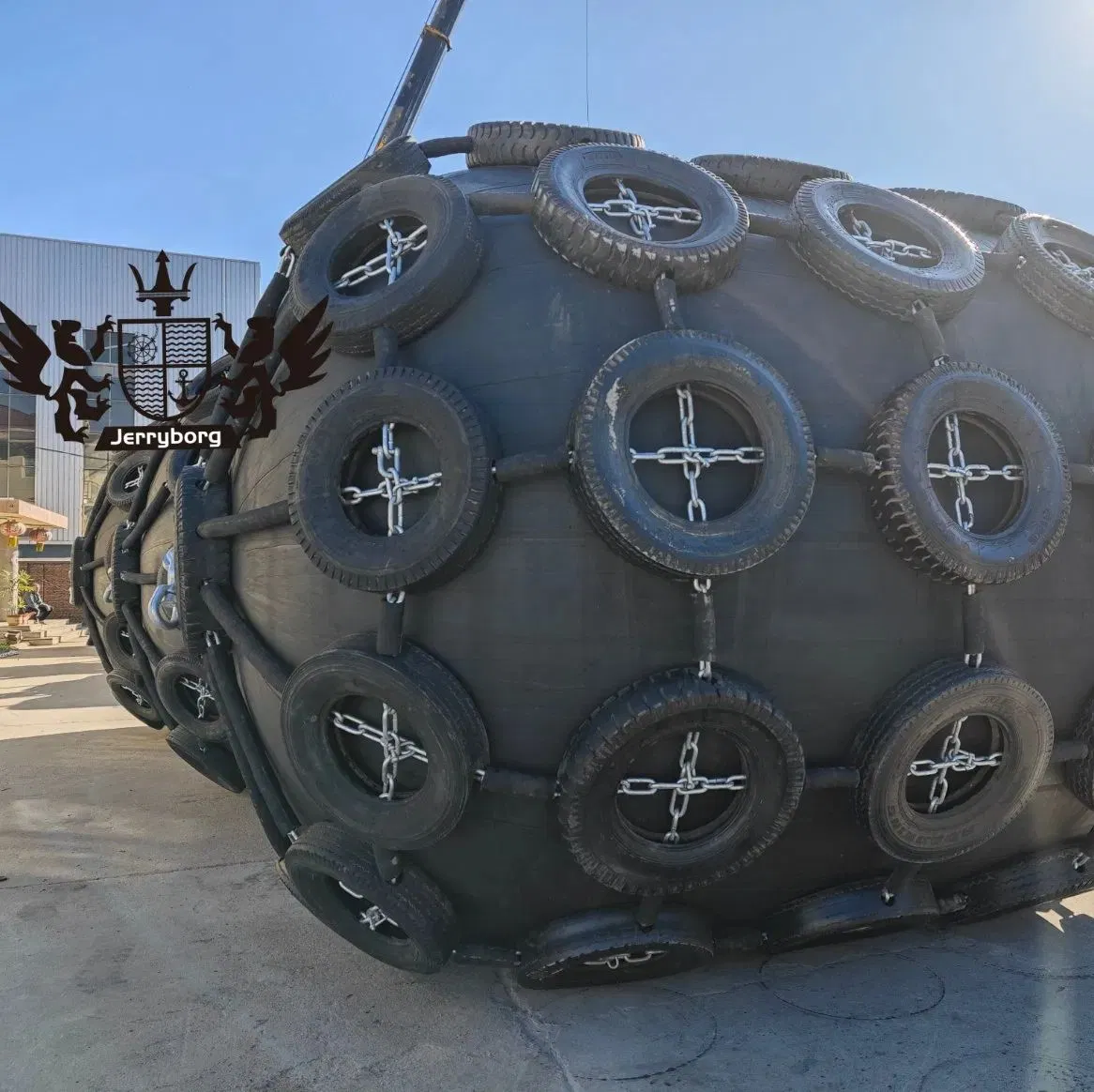 Floating Pneumatic Rubber Fender Marine Boat Yokohama Fender with Repair Kit Accessories