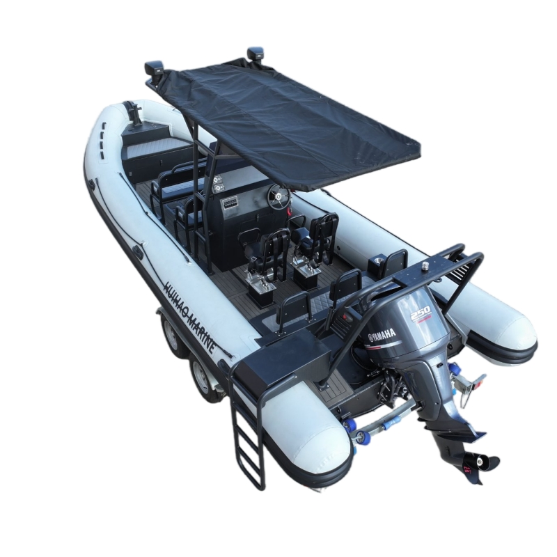China's Hot Sale Rib 760 Rigid Hull Hypalon Inflatable Aluminum Rib Boat