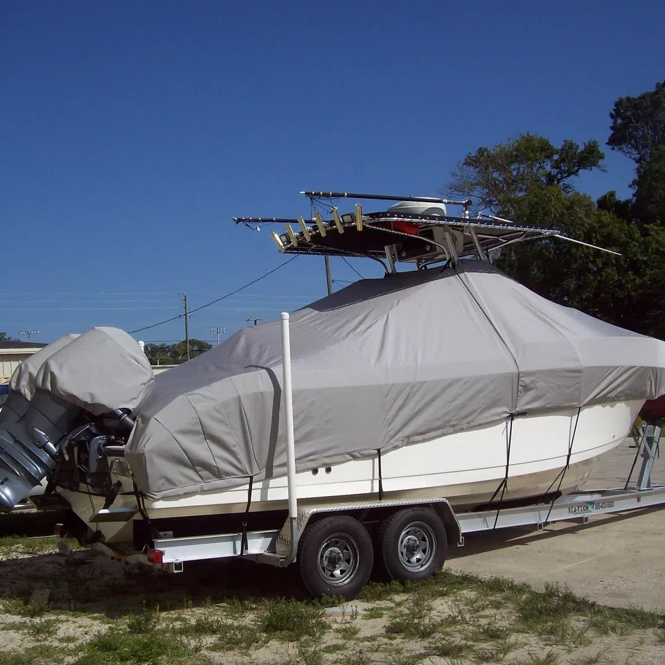 Durable Marine-Grade Boat Covers - Waterproof 150d/600d Solution-Dyed Polyester