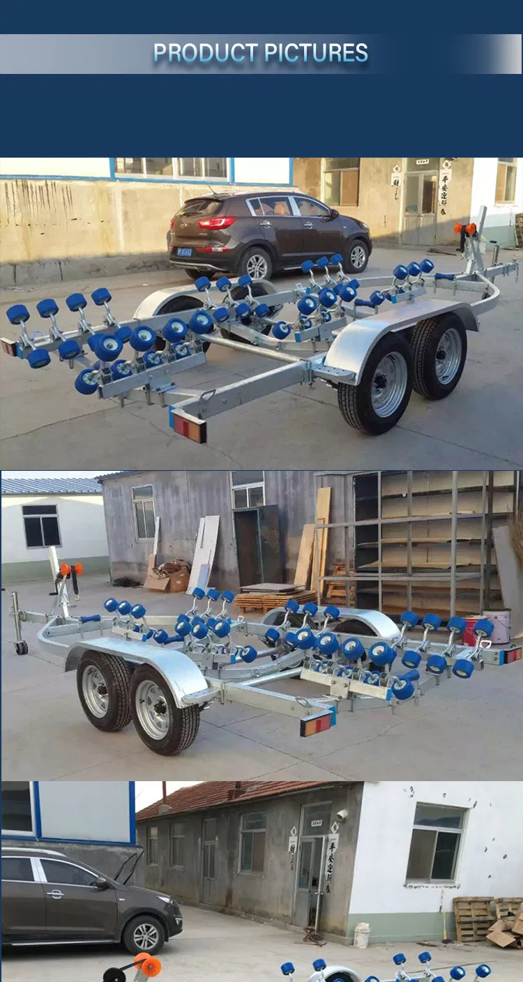 Detailed Boat Trailer View