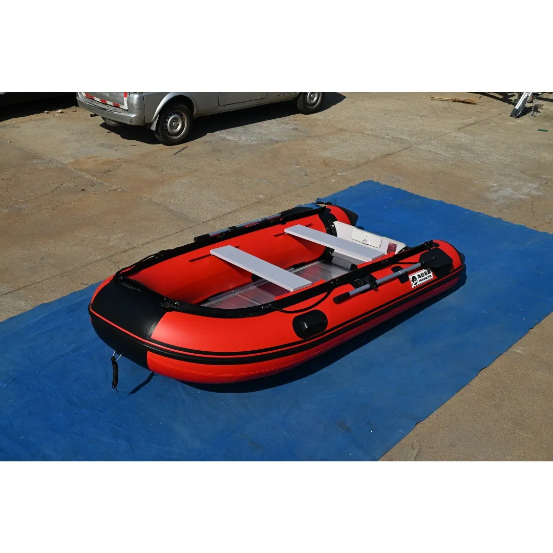 3.3m 1.2mm Red Inflatable Boat PVC Malaysia Cheap Fishing Inflatable Boat