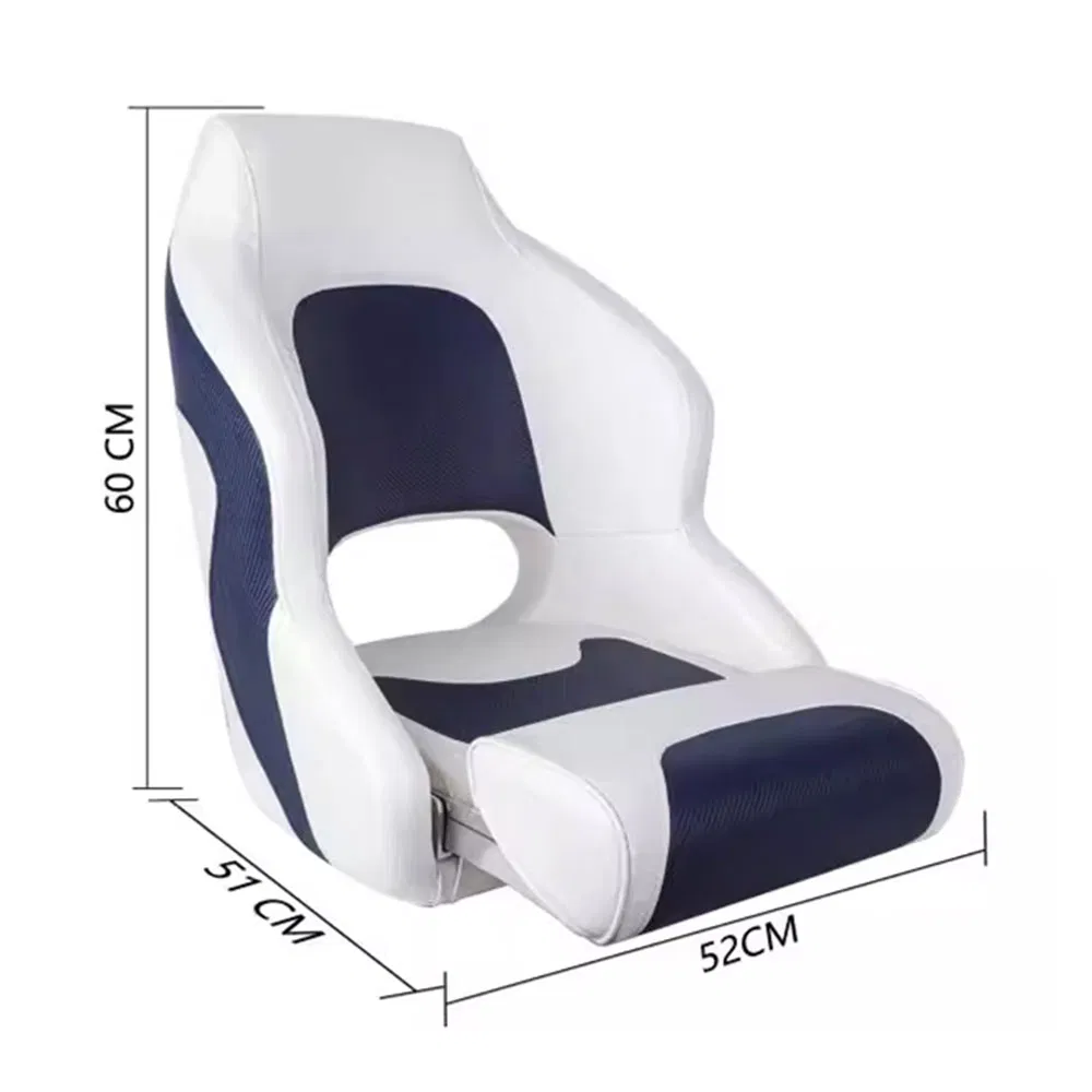 Boat Seat with Mounting and Cushion Fishing Cooler Chair Captain Chair Boat Fishing for Hiking and Marine Use