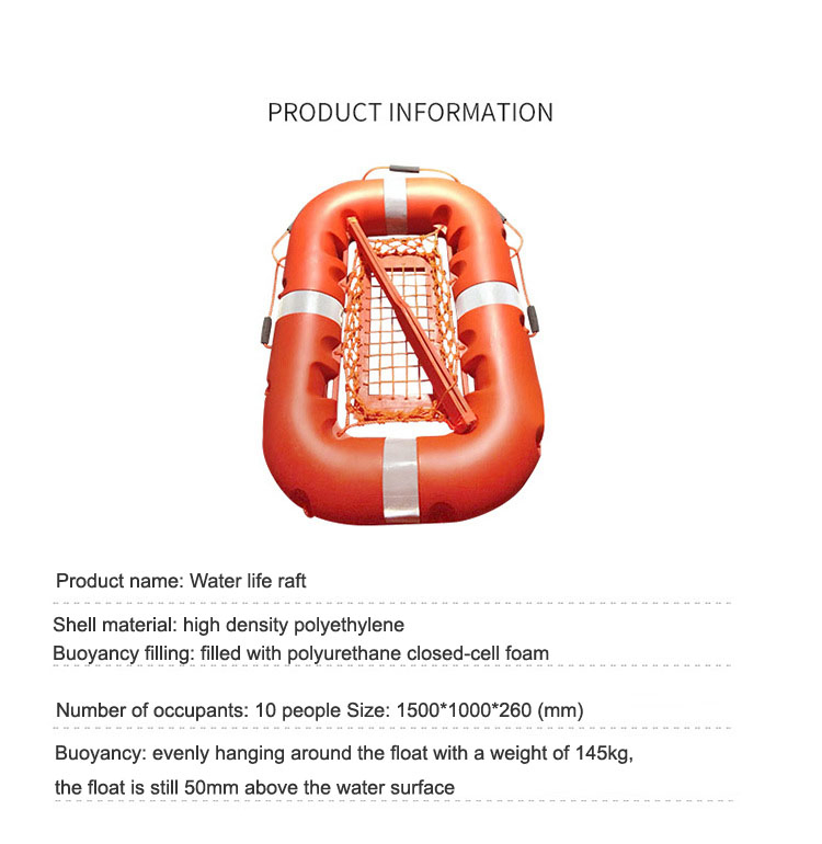 Marine Life Raft Hoistable Lifeboat Water Rescue Equipment