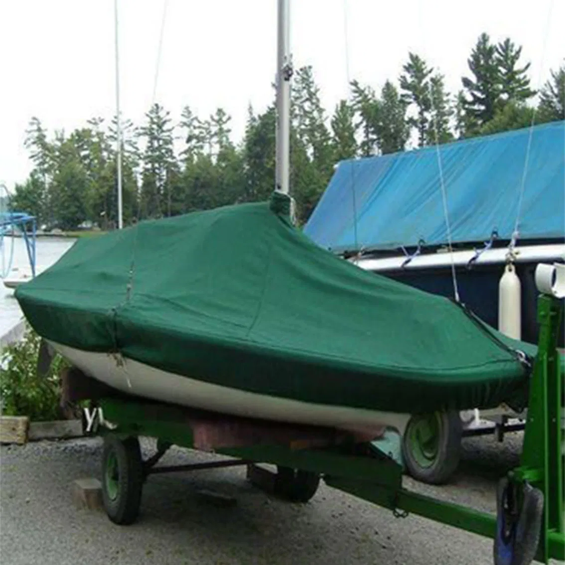 Wholesale Price Customized Size and Logo Boat Cover Waterproof UV Proof Oxford Cloth Boat Cover