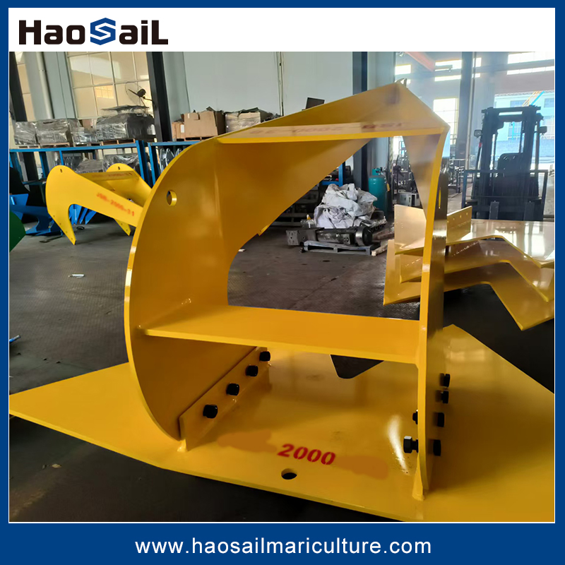 25-10000kgs Painted Whole Steel Plate Super High Holding Power Marine Mooring Stingray Anchor for Ship/Boat/Vessel/Offshore/Deep-Sea Aquaculture Cage