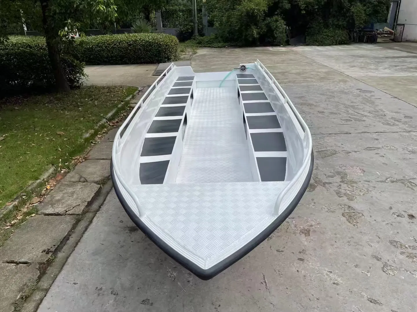 FRP Fast Speed Rescue Boats 6-12 Persons Seats with Power Engine Canoe Yacht