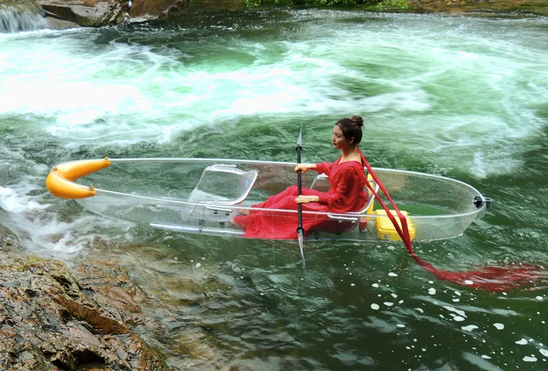 Transparent Kayak Top View