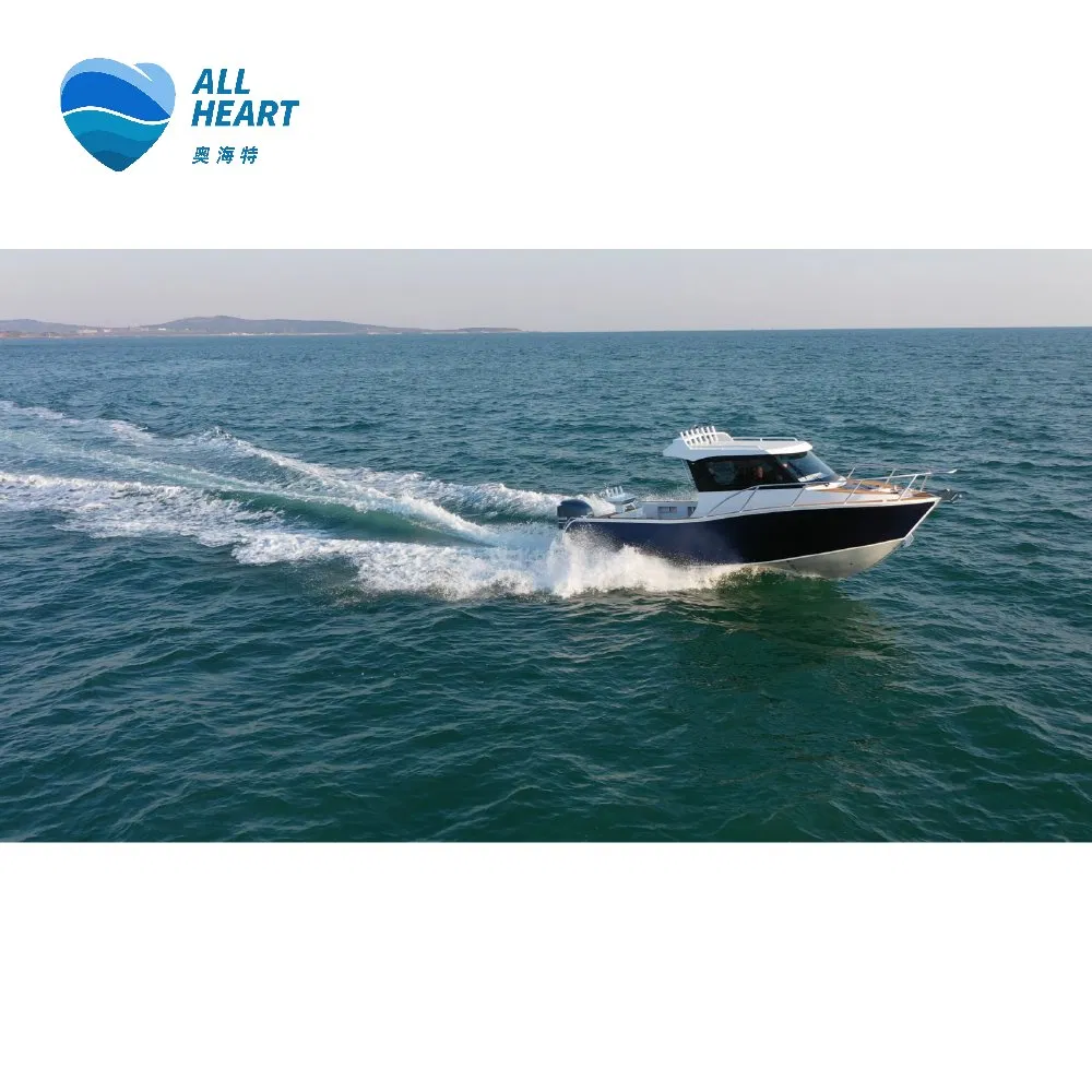 25FT/7.5m Aluminum Yacht Cuddy Cabin Boat Luxury Boat Aluminium Boats for Fishing