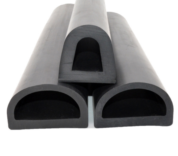 D Type Boat EPDM Rubber Marine Fender Boat Dock Bumpers