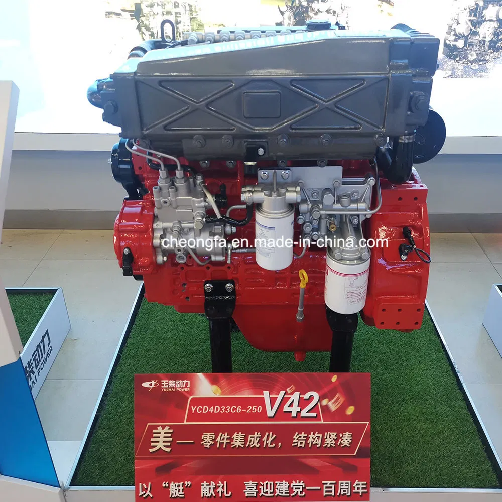 230HP 3000rpm Yuchai High Speed Engine Fishing Boat Motor Marine Diesel Engine for Sale