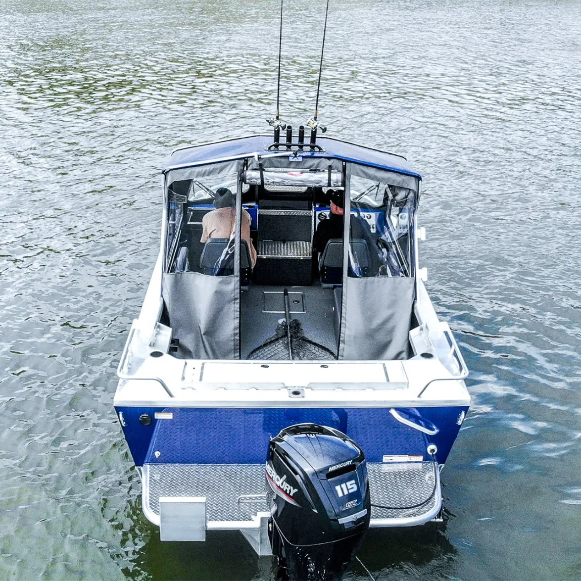 Kinocean All Welding Hard-Top Aluminum Fishing Deep-V Cabin Speed Power Boat