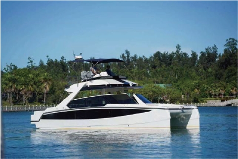 Hot Sale Luxury Recreational Main Certificate of 36FT Catamaran Yacht for Sea Fishing Adventures