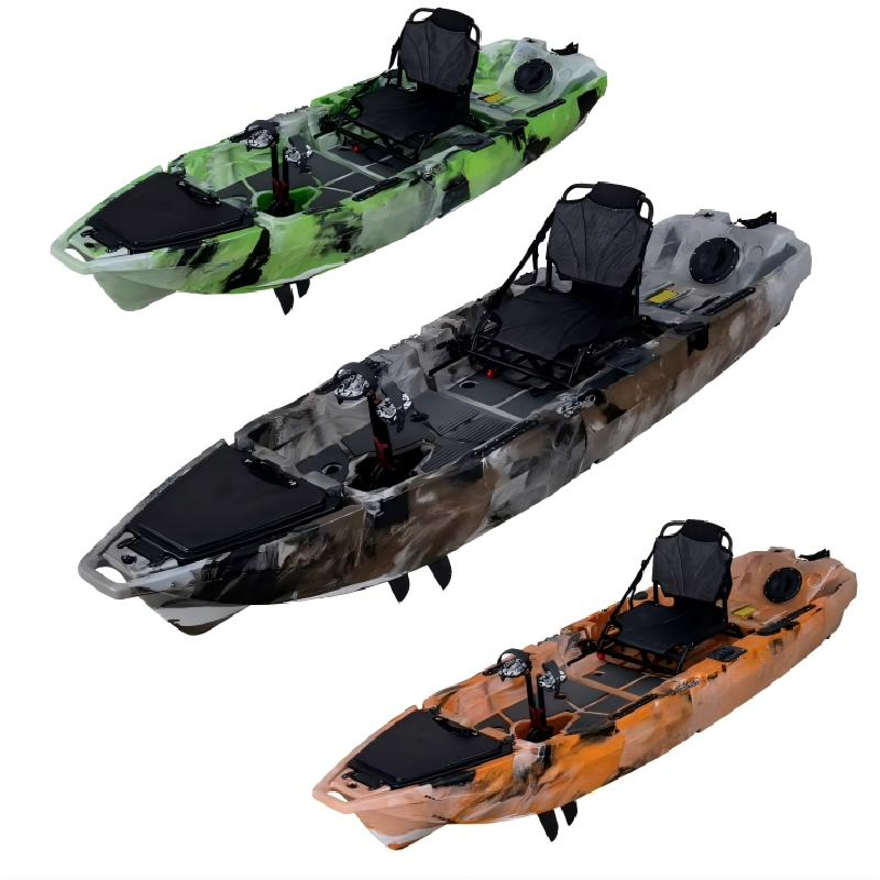 Two-Piece Pedal Drive Fishing Kayak for Sea Adventures with CE Approved