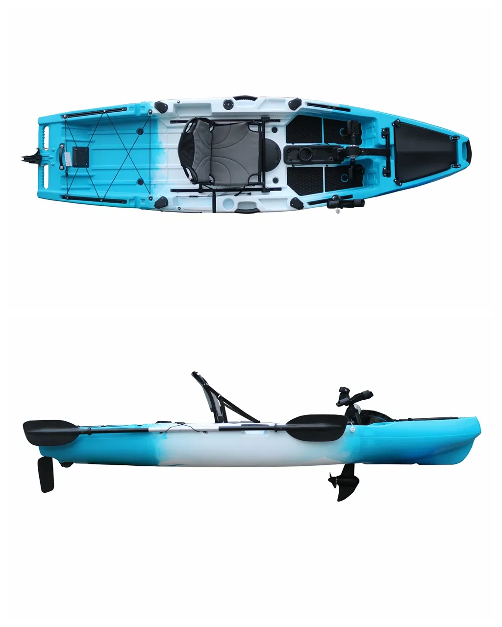 Vicking Wholesale Sit on Top 11FT Fishing Pedal Kayak with Fishing Rod Holder